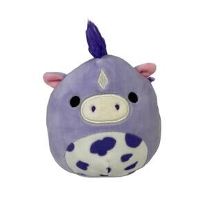 Squishmallows Kellytoy Purple Meadow the Spring Horse Spotted Farm Stuffed Pony